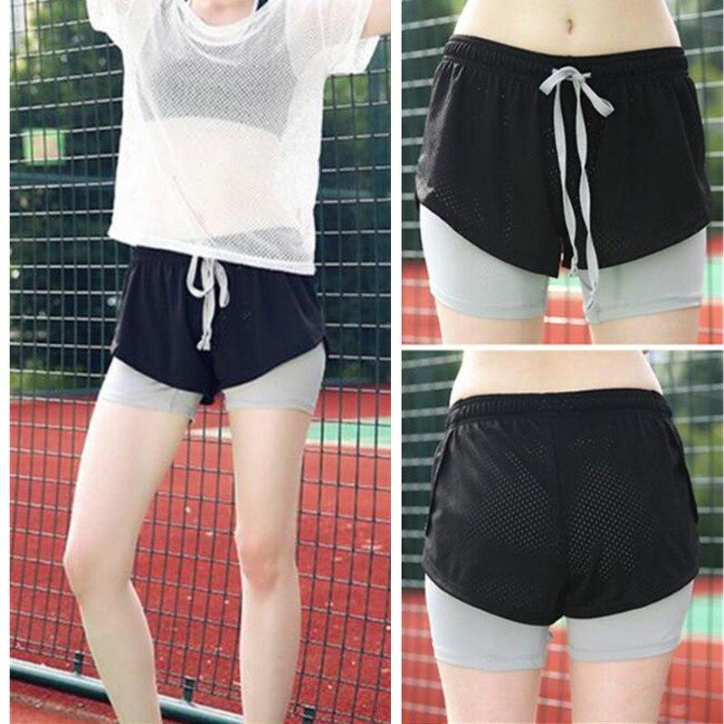 Womens Yoga Shorts Running Tights Short Women's Gym Cool Woman Sports Short Fitness Ladies Running Shorts Sportswear