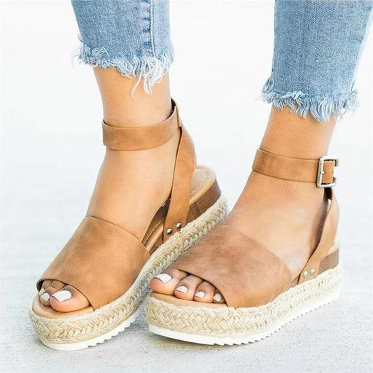 Women Sandals Plus Size Wedges Summer Flip Flop Platform Sandals