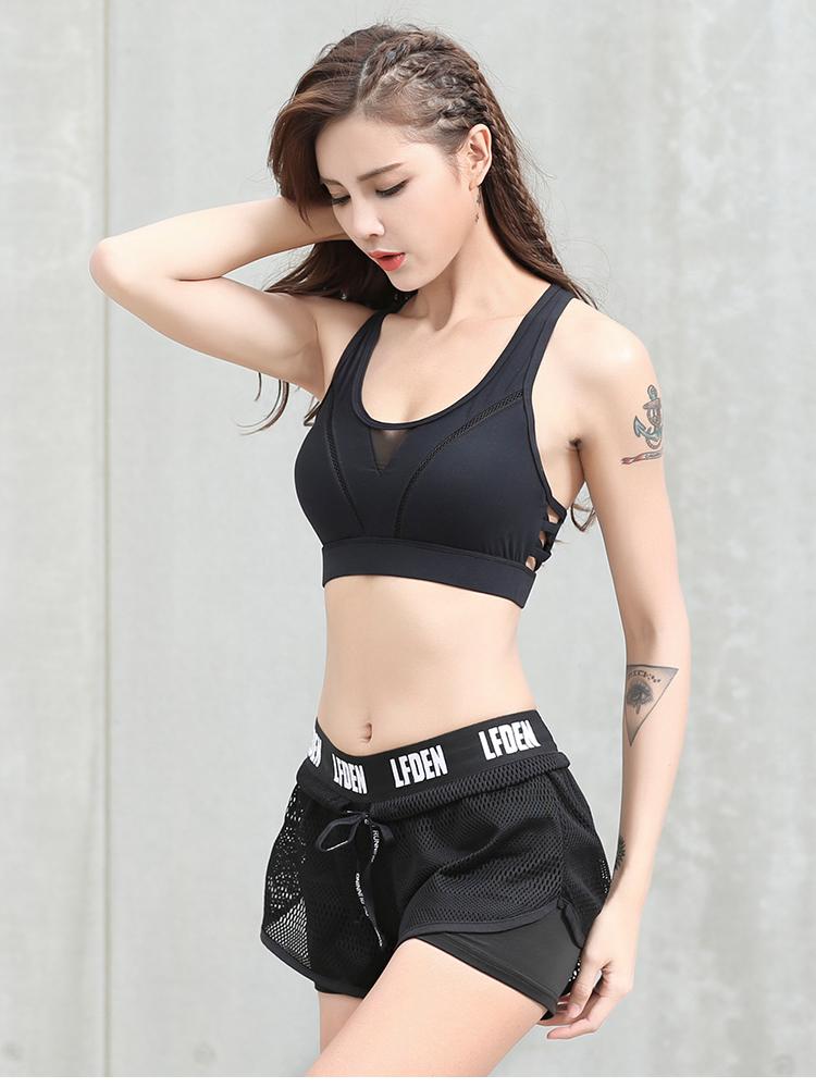 2in1 Running Shorts Women Breathable Outdoor Fitness Sports Short Training Exercise Jogging Yoga Shorts Sportswear