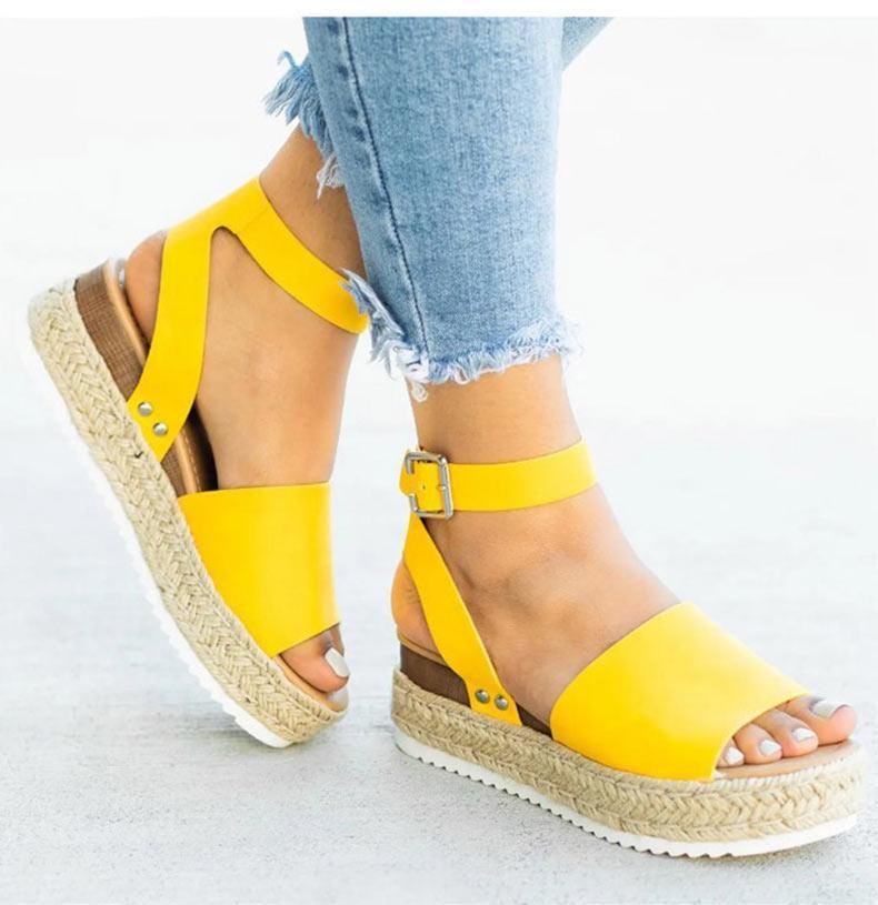 Women Sandals Plus Size Wedges Summer Flip Flop Platform Sandals