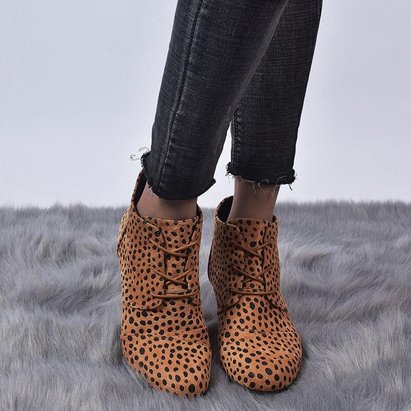 Female Casual Shoes Woman Platform High Increased Heels Botas