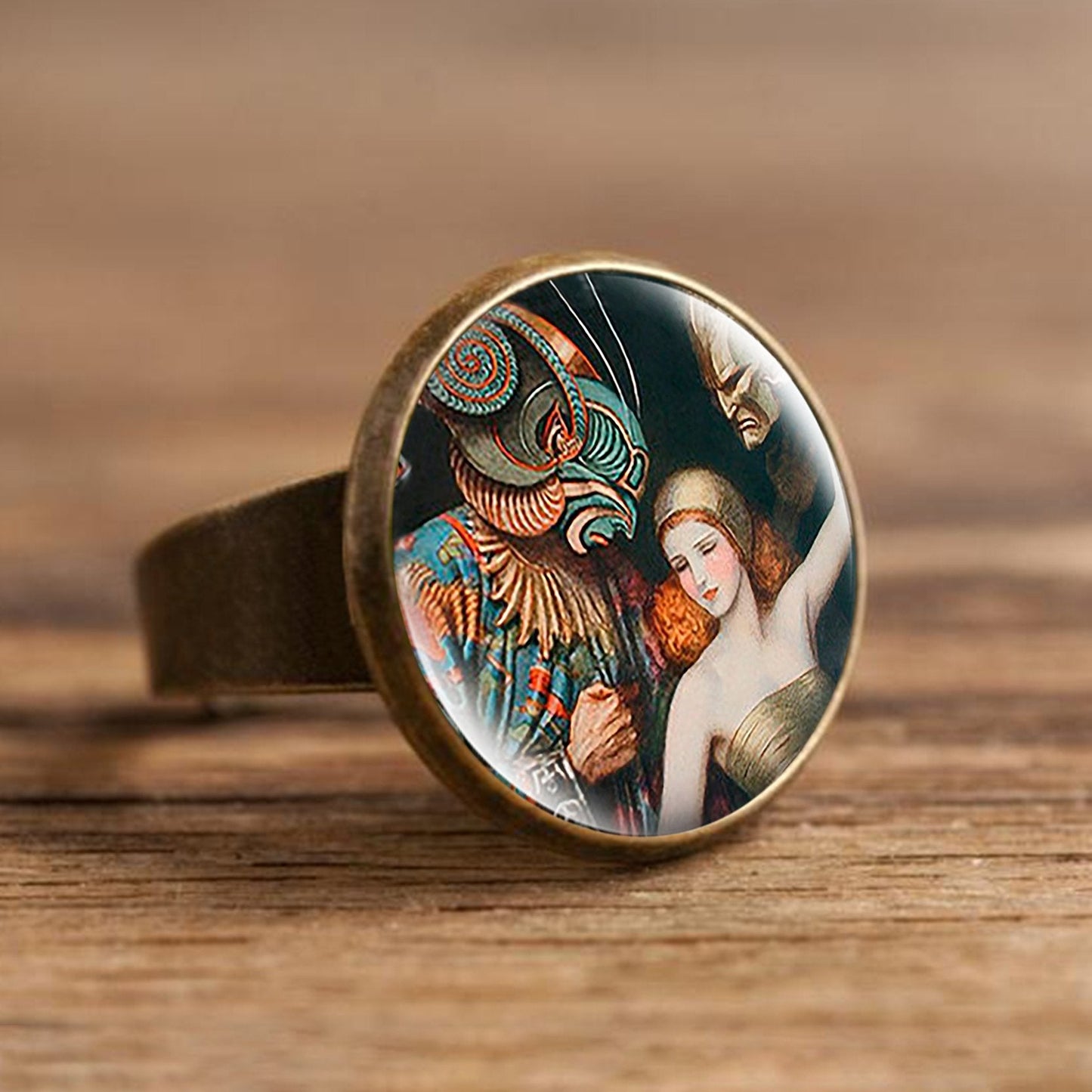 Oil Painting Style Ring