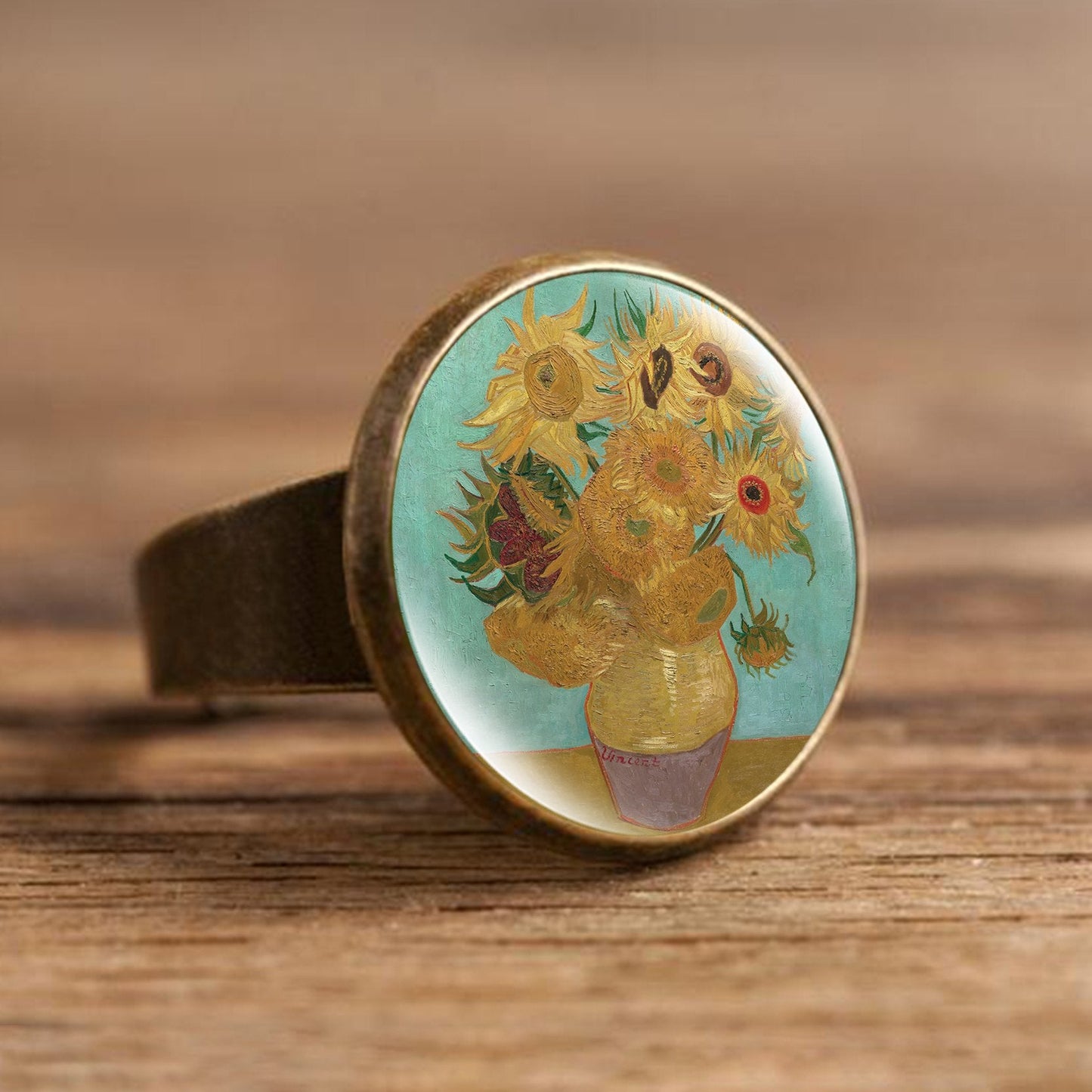 Oil Painting Style Ring