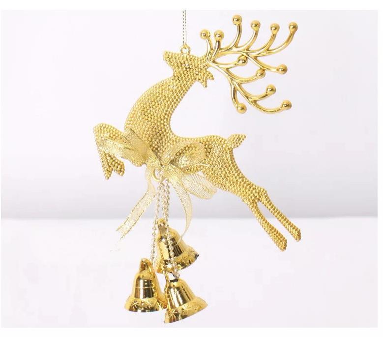 New Xmas Deer Pendant Ornaments Festival Party Christmas Tree Hanging Decoration