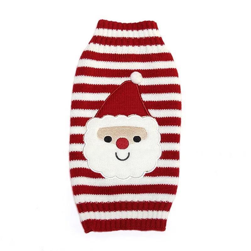 Reindeer Santa Claus Pet Dog Cat Sweater Christmas Warm Puppy Clothes Coat Costume