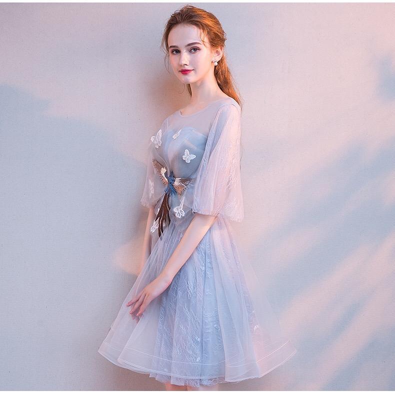 Short Bridesmaid Dress Banquet Dress Short Elegant Toast Evening Dress