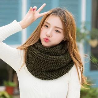 Solid Color Fashion 10 Colors Knitting Cape Scarf