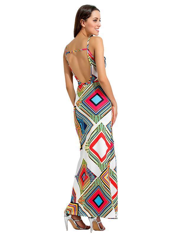 Elegant Backless Bohemia Long Maxi Dresses