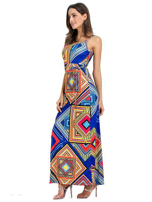 Elegant Backless Bohemia Long Maxi Dresses