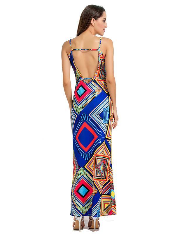 Elegant Backless Bohemia Long Maxi Dresses