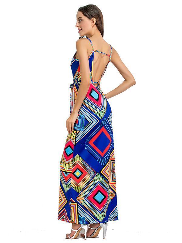 Elegant Backless Bohemia Long Maxi Dresses