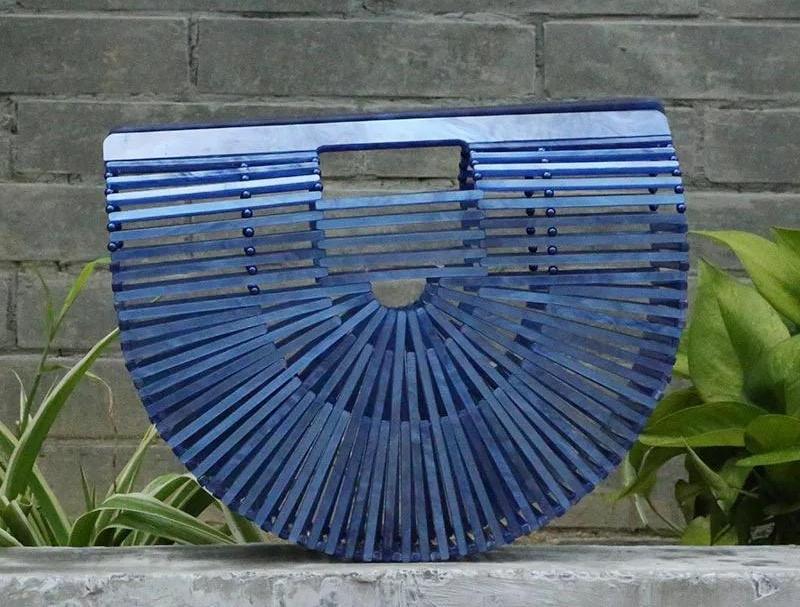 Clamshell Flip Holiday Bamboo Bag