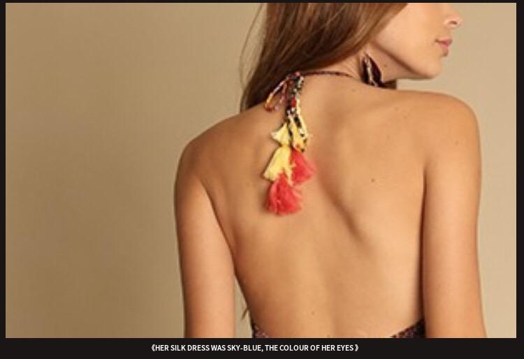 Holiday style floral beach skirt hanging neck long dress print halter skirt