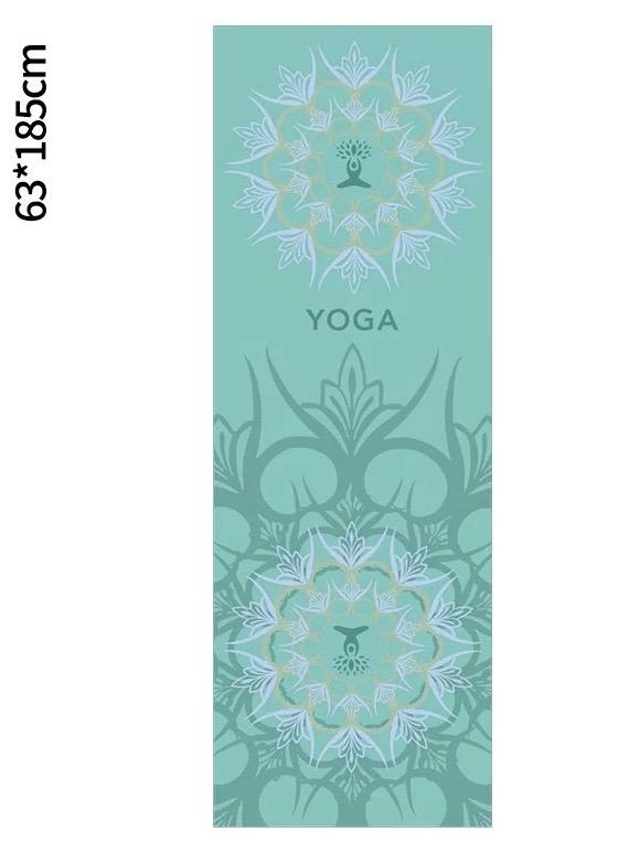 Portable Printed Yoga Towel non-slip Design Supports Custom Pattern Design Digital Printed Yoga Towel Yoga Mat 789