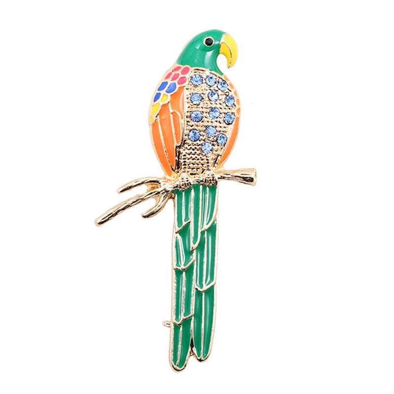 Gem Parrot brooch - 2