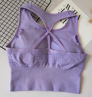 Yoga Bra Sportswear Joggings Running Top with Pads Training Crop Vest Women Fitness Gym Sports Bra Energy Seamless