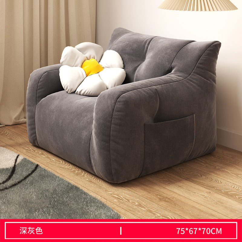 Lazy Sofa Balcony Sleeping Room Women's Single Double Tatami Bedroom Lounge Chair Living Room Furniture Sofa Bed EPS Fill Inside