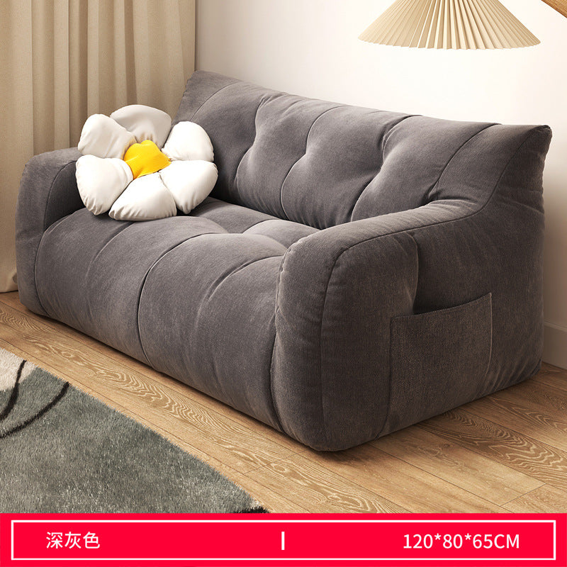 Lazy Sofa Balcony Sleeping Room Women's Single Double Tatami Bedroom Lounge Chair Living Room Furniture Sofa Bed EPS Fill Inside