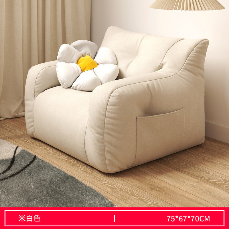 Lazy Sofa Balcony Sleeping Room Women's Single Double Tatami Bedroom Lounge Chair Living Room Furniture Sofa Bed EPS Fill Inside