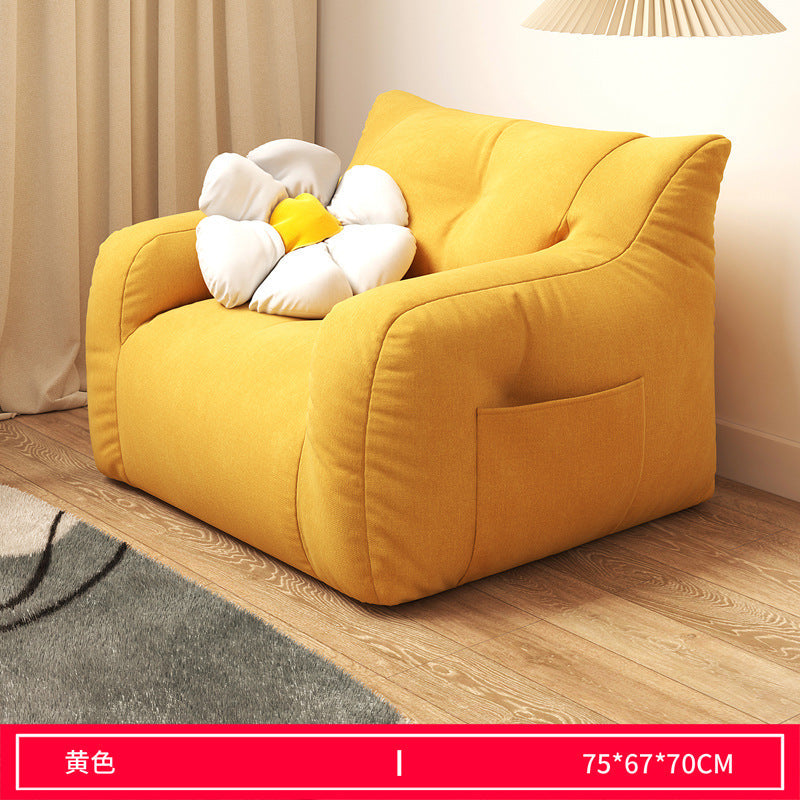 Lazy Sofa Balcony Sleeping Room Women's Single Double Tatami Bedroom Lounge Chair Living Room Furniture Sofa Bed EPS Fill Inside