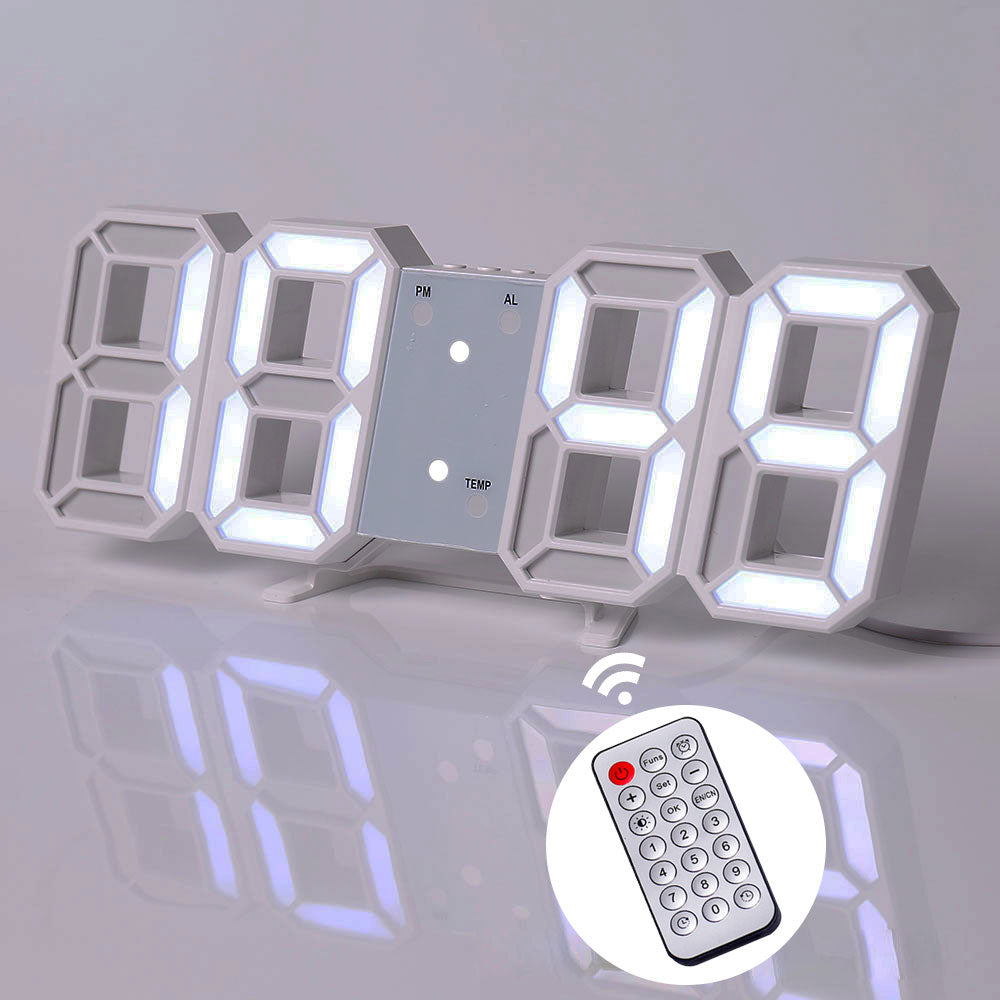 Nordic Digital Alarm Clocks Wall Clocks Hanging Watch Snooze Table Clocks Calendar Thermometer Electronic Clock Digital Clocks