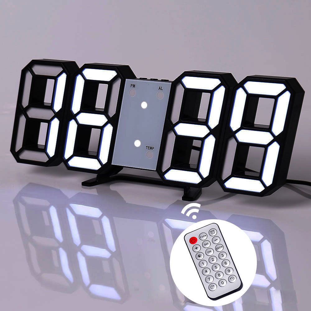 Nordic Digital Alarm Clocks Wall Clocks Hanging Watch Snooze Table Clocks Calendar Thermometer Electronic Clock Digital Clocks