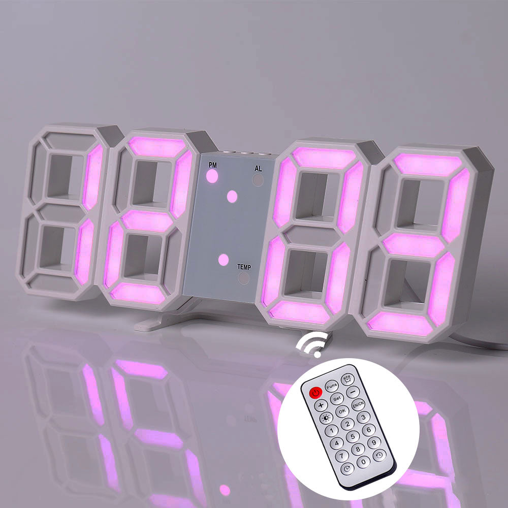 Nordic Digital Alarm Clocks Wall Clocks Hanging Watch Snooze Table Clocks Calendar Thermometer Electronic Clock Digital Clocks