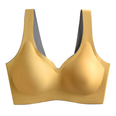 Libra Best Friend Sports Bra Female Seamless Gathering Sleep Bra Adjustable Yoga Vest Breathable Natural Latex Sport Bra