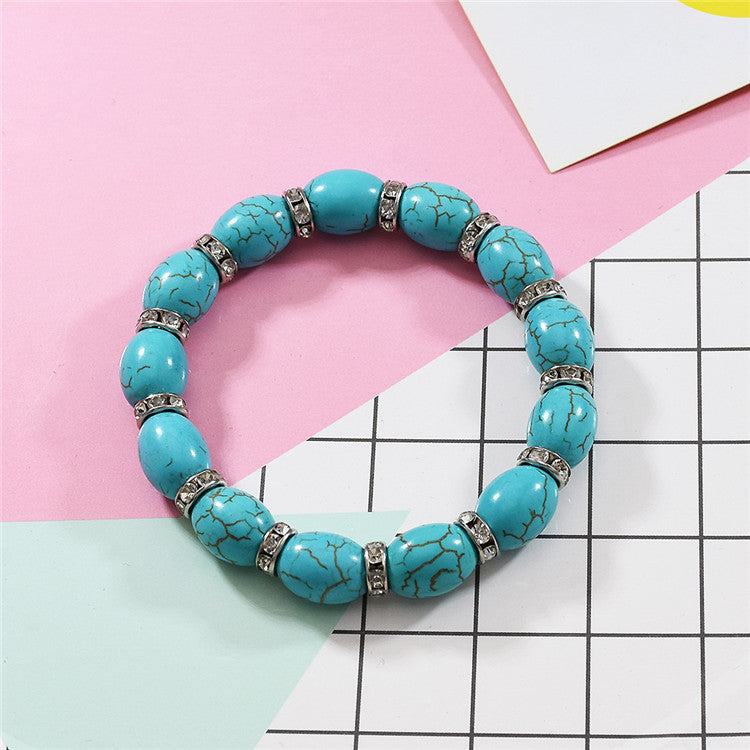 Tibetan Bohemian retro ethnic turquoise bracelet Tibetan women's jewelry bracelet accessories Nepal.