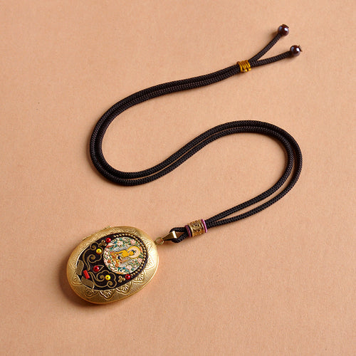 Pure copper gawu Box Pendant  Tathagata Life Necklace Nepal &Tibetan Pendant