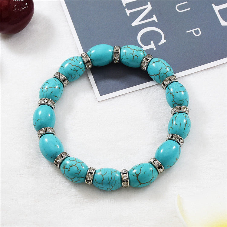 Tibetan Bohemian retro ethnic turquoise bracelet Tibetan women's jewelry bracelet accessories Nepal.