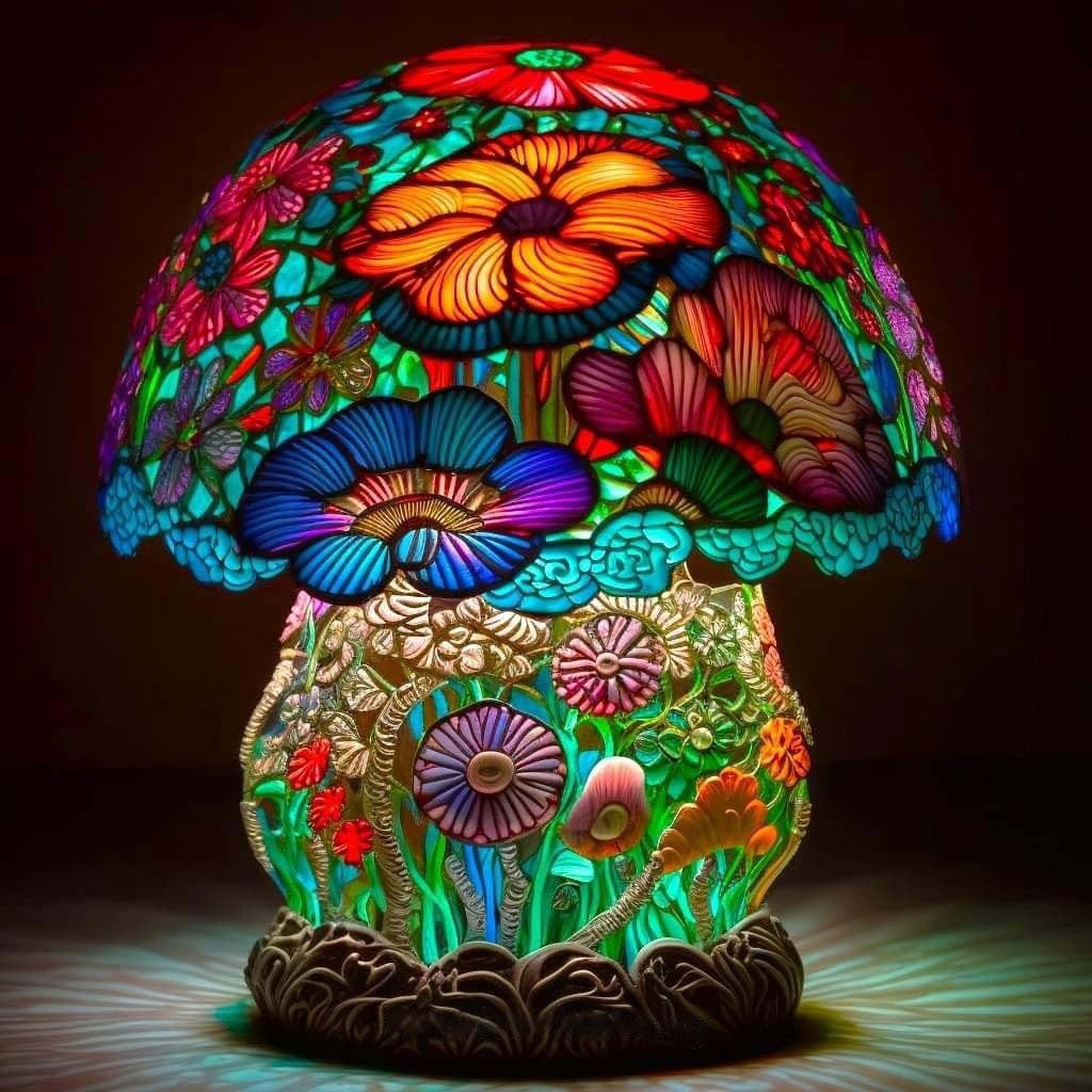 New Home Decoration Colorful Table Lamp Decoration European Rural Style Desktop Decoration