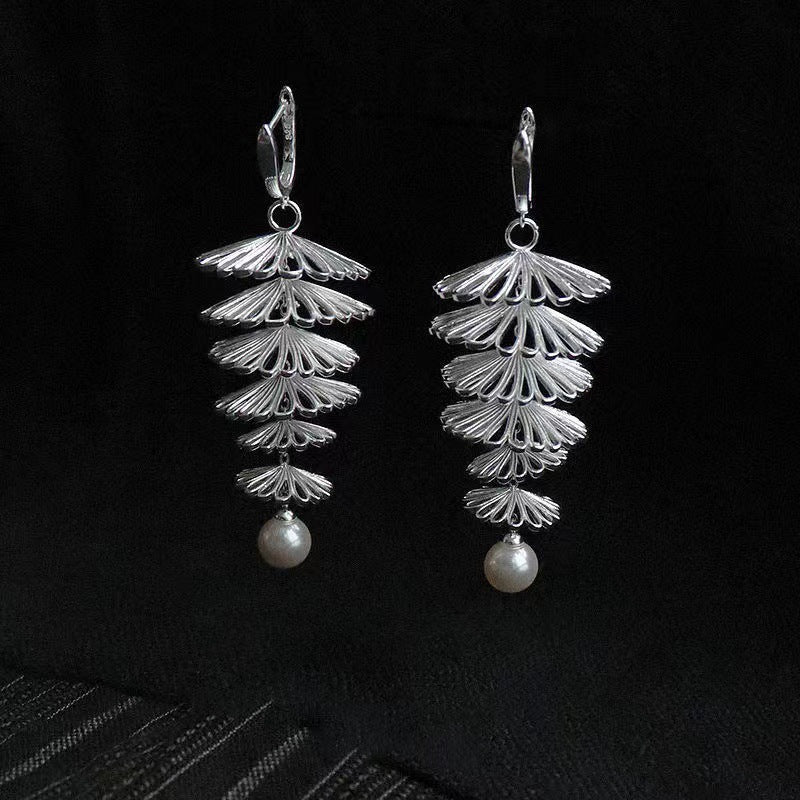 The New Fashion Original Niche Earrings, Pearl-like Earrings