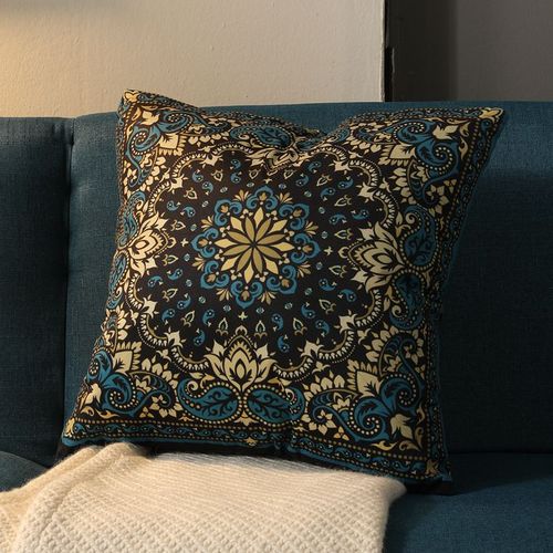 Ethnographic Vintage Pillowcase Bohemian Square Cushion Cover