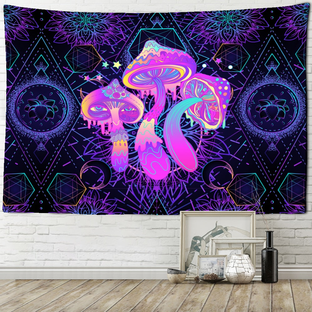 Indian Mandala Tapestry Wall Hanging Bohemian Gypsy Psychedelic Tapiz Witchcraft Tapestry