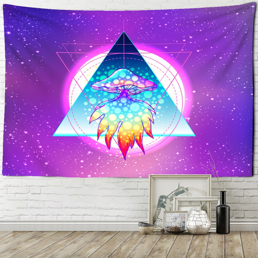 Indian Mandala Tapestry Wall Hanging Bohemian Gypsy Psychedelic Tapiz Witchcraft Tapestry