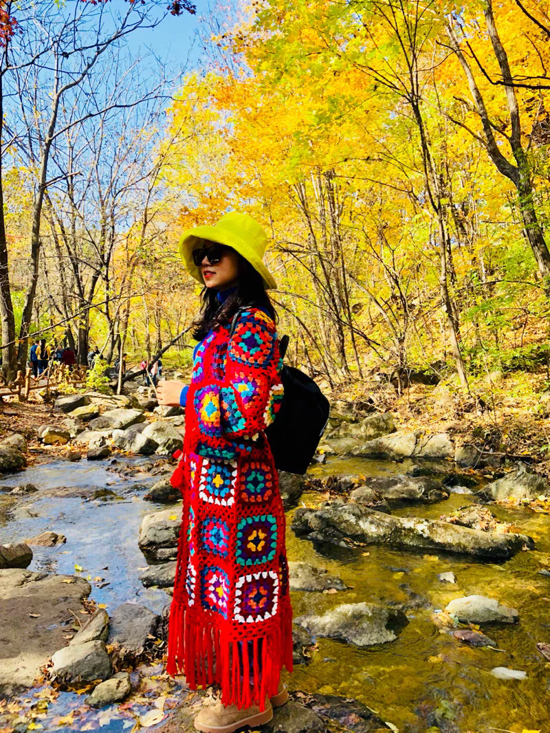 Handmade Hippie Weave Flower Hollow Tassel Sweater Cardigan