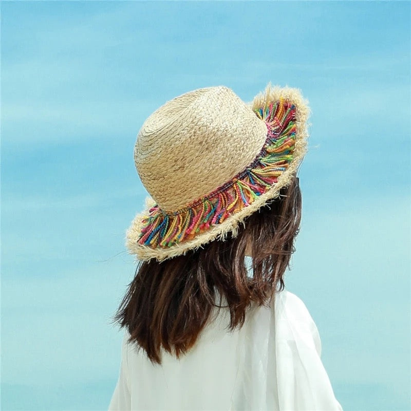 Summer Hand-Woven Bohemian Straw Parent-Child Sun Hat