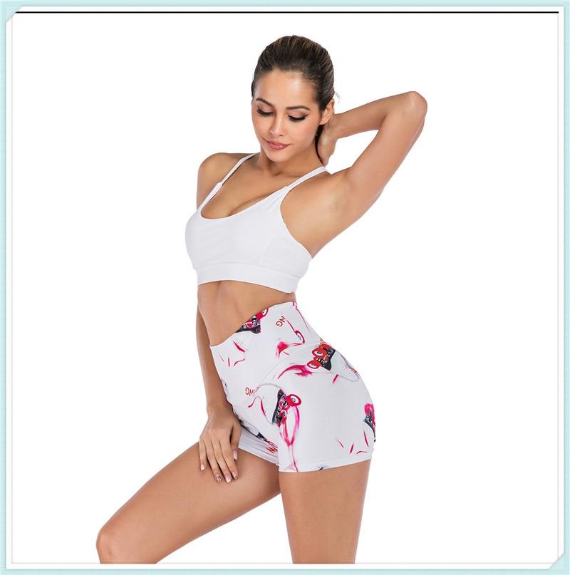 Sexy Women Yoga Short Running Jogging Fitness Workout Sport Shorts For Women Leggings Skinny Female Exercise Sporting Gym Shorts