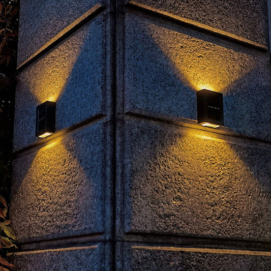 Smart Solar LED Outdoor Light Waterproof Garden Decor Lamps for Balcony Courtyard Street Wall Light Garden Outdoor Solar Lamp