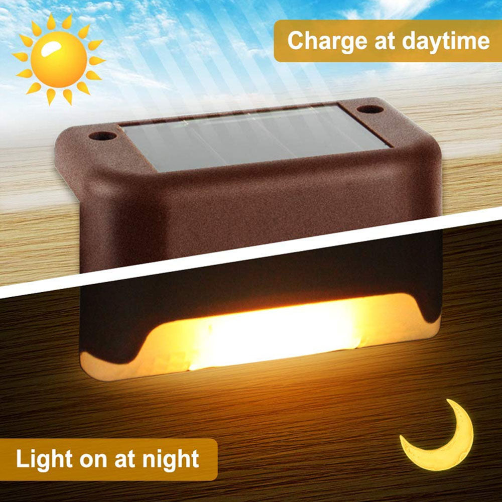 Solar Led Light Outdoor Garden Solar Lights Waterproof Solar Power Garden Light Lamp Decoration for Patio Stair Garden Fence