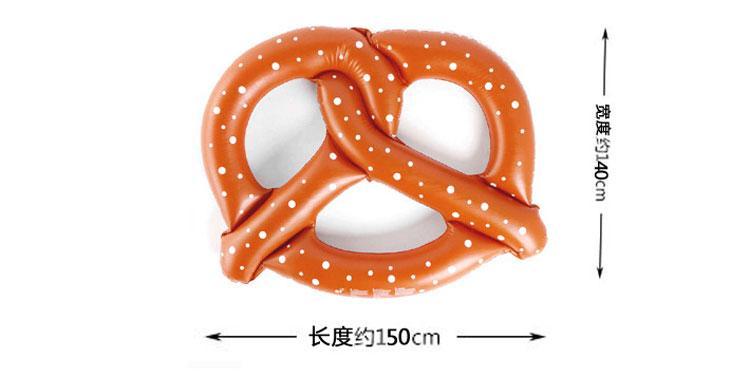 Inflatable bagel floating row adult horse unicorn swim ring beach style beach fashion