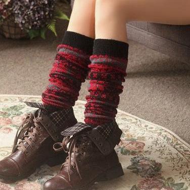 Popular Wool Over Knee-high Stocking