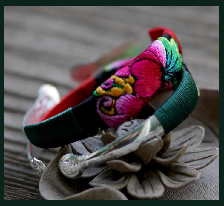 Ethnic Style Embroidery Handmade Bracelet