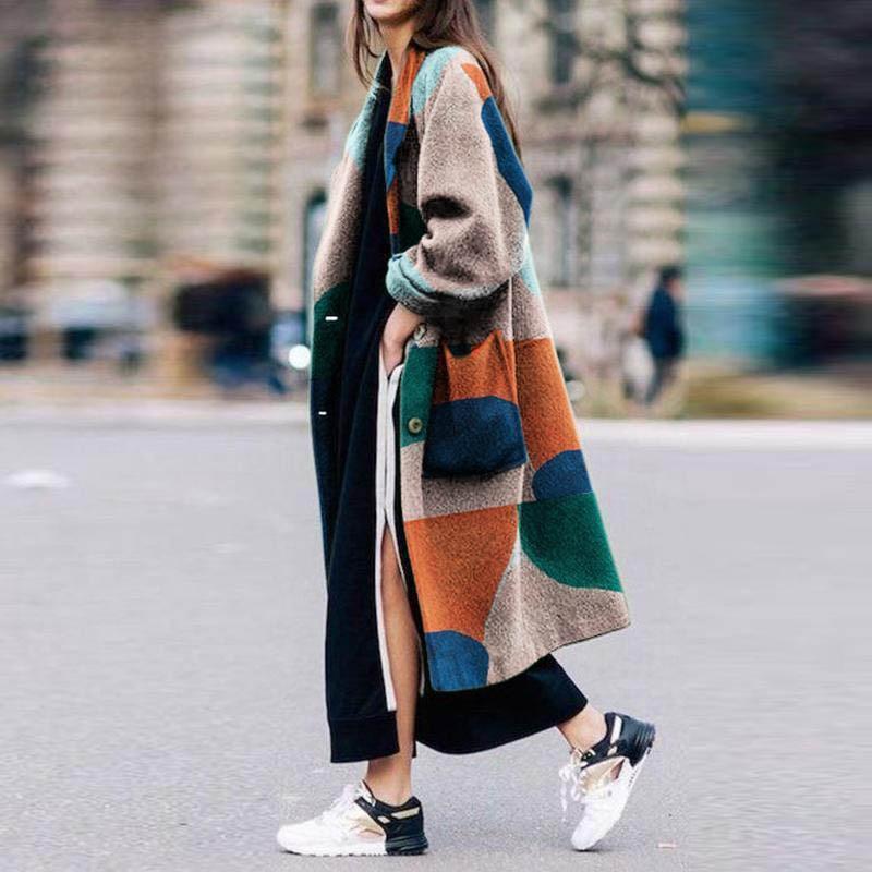 Women Windbreaker Autumn And Winter Casual Warm 2019 Long Female Jac emogogo