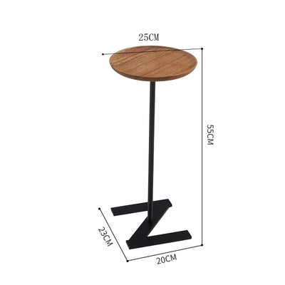 Mini Solid Wood Bedside Narrow Angle Table Living Room Sofa Small Table Can Be Moved Light Luxury Balcony Coffee Table