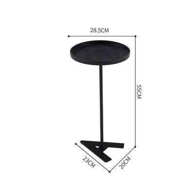 Mini Solid Wood Bedside Narrow Angle Table Living Room Sofa Small Table Can Be Moved Light Luxury Balcony Coffee Table