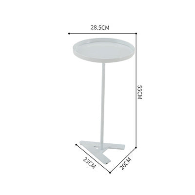 Mini Solid Wood Bedside Narrow Angle Table Living Room Sofa Small Table Can Be Moved Light Luxury Balcony Coffee Table