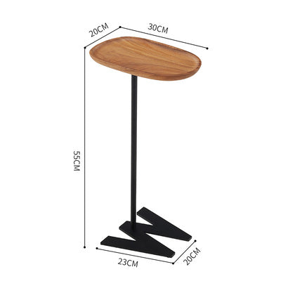 Mini Solid Wood Bedside Narrow Angle Table Living Room Sofa Small Table Can Be Moved Light Luxury Balcony Coffee Table