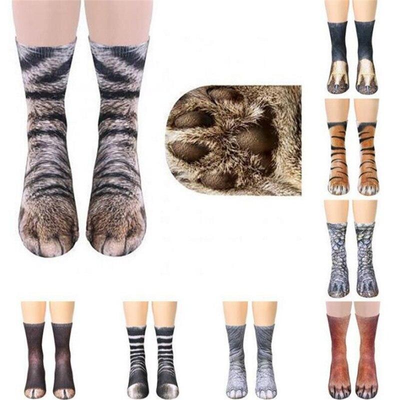 Print socks adult animal claw socks for men and women